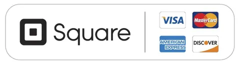 Square: Visa, Mastercard, American Express, Discover accepted