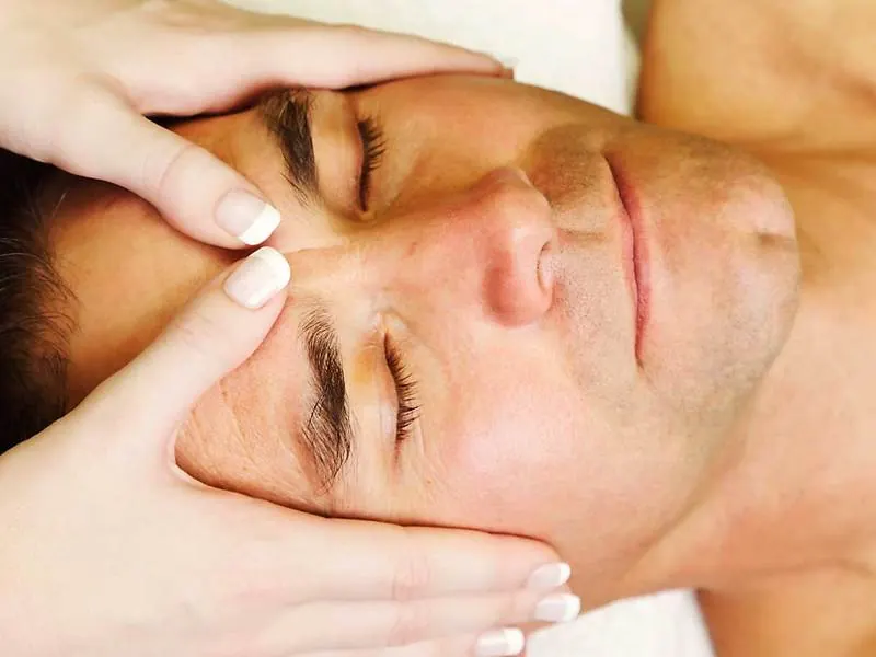 Men's Facial Massage